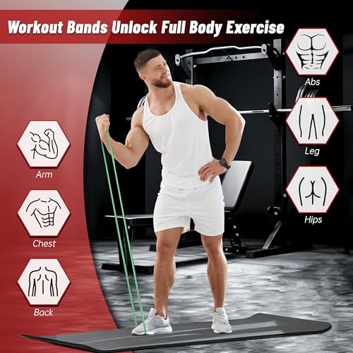 Pull Up Assistance Bands, 5-Level Resistance Bands for Working Out, Pull Up Bands for Men & Women, Exercise Bands for Full-Body Training, Fitness, Physical Therapy, Stretch Workout Bands at Home, Gym - color: Blue Gradient