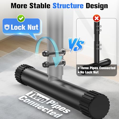 Sportsroyals Adjustable Dip Bar Station, Heavy Duty Parallette & Parallel Bars, 400LBS Stable Dip Stands for Home Gym, Calisthenics & Upper Body Workout Equipment - color: black-05