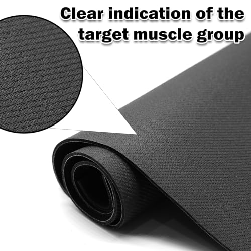 Anti-Slip Squat Mat, Squat Mat with Foot Position Sports Accessories for Home Workout, Anti-Slip & Shock-Absorbing Scientific Design Suitable for Home & Gym Use - color: Blue