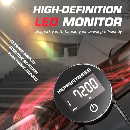 Keppi Fitness Stair Stepper, Steppers for Exercise at Home, Stepper with 2 Pairs of Resistance Bands for Efficient Cardio - Fitstep Series - style: FITSTEP1000 PRO