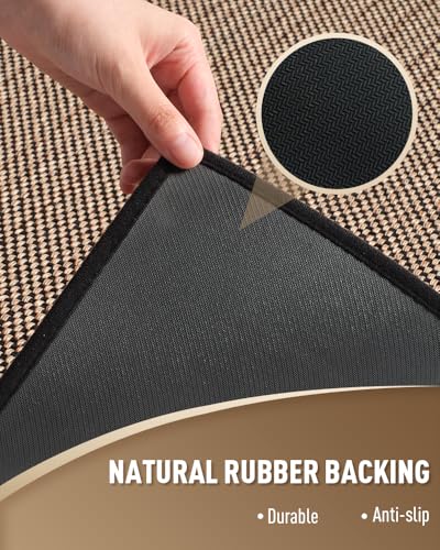 PADOOR Non Slip Stair-Treads Matching-Mat for Wooden Steps, Square Rubber Backing Non Slip Stair Landing Mat 30x30 inch - size: 30''x30'', style: Black