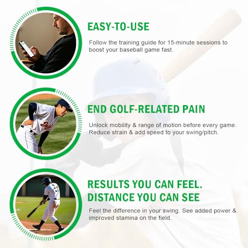Baseball Resistance Bands Set – Baseball Pitching & Throwing Trainer with Arm Strength Training Bands for Youth Pitchers, Throwing Warm-Up, Arm Care and Softball Training Equipment - style: BSB04