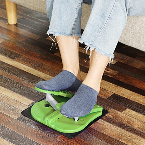 Mini Stepper Foldable Portable Under Desk Stepper Non-Slip Ergonomic Pedal Exerciser 100N Resistance Exercise Pedal Machine for Home Office