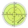 Generic 60mm Round Level Bubble, Crystal Clear ABS Acrylic Measuring Tool with Scale, for Camera Platform Balance Electronic Scale Horizontal Calibration