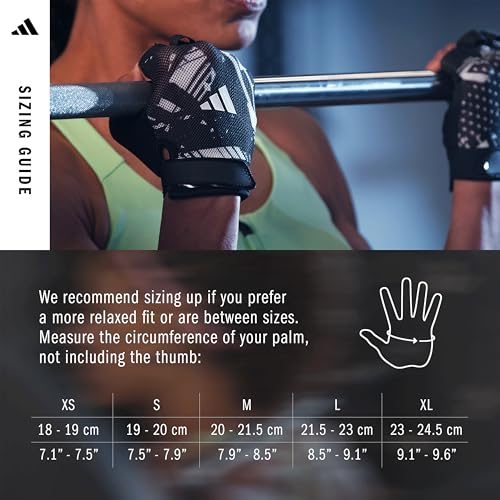 adidas Essential Training Gloves - color: Graphic, size: Large