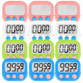 12 Pack Multi-Function Digital Timers, Magnetic Large LCD Display Loud Alarm Countdown Timers, Extensively Use in Classroom, Break Time, Gym, Meeting, Cooking