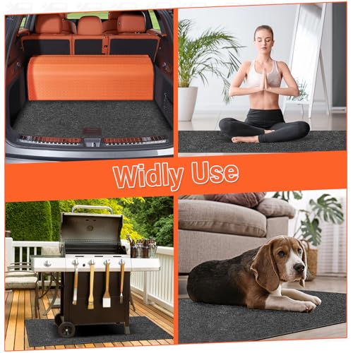 60 X 72 In Garage Floor Mat Under Car,Oil Spill Mat,Premium Maintenance mat | Waterproof Rubber Backing Layer Protects Garage Floor Surface - size: GFM-60x72IN