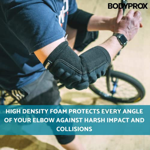 Bodyprox Elbow Protection Pads 1 Pair, Elbow Guard Sleeve - size: Medium