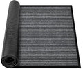 MYFAMIREA Commercial Floor Mat 4' x 5' Extra Large Front Door Industrial Rug Heavy Duty Brush Step Entrance Mat Weather Utility Rug with Non Slip Rubber Backing Low Profile for Entryway, Charcoal Grey - size: 4 x 5 Feet