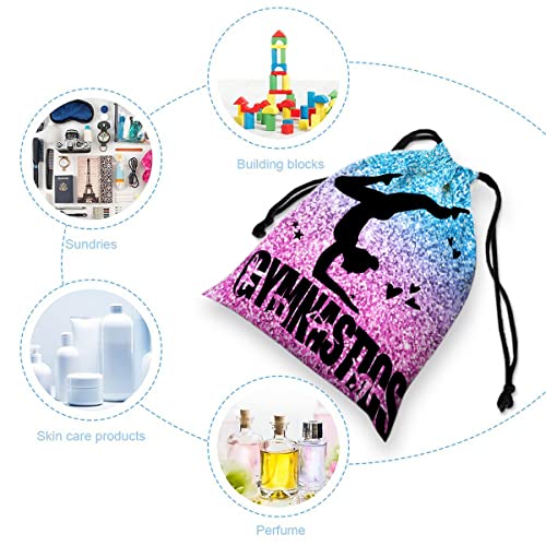 Gymnastics Drawstring Grip Bags Small Drawstring Bag Waterproof Gym Storage Pouch For Holding Gymnastics Grips - color: Gymnastics 2