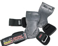 Lifting Grips PRO Weight Gloves Heavy Duty Barbell Gymnastics Straps Alternative to Power Hooks Deadlifts Adjustable Neoprene Padded Wrist Wrap - color: Black Rubber, size: Large 7.50"-8.50" Wrist Size