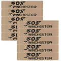 Aolamegs 5/10 Pack Magazine Bands - 5.56 Nato, 300 Blackout, 300 Subsonic, .223 Remington, .308 Winchester, 7.62x39 Magazine Marking Band, Durable Silicone Ammo Caliber Bands for Magazine Identification (2 Colors) - color: 308win-khakiblack(10pcs)