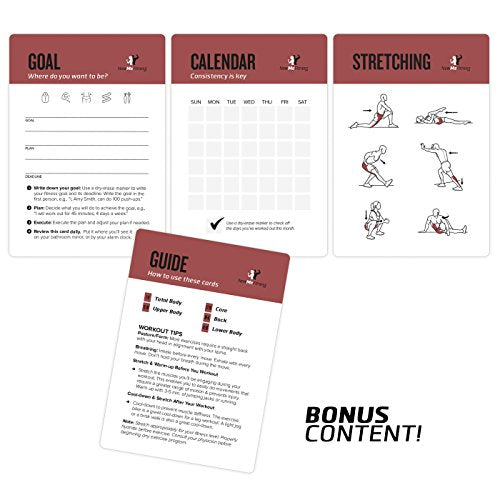 NewMe Fitness Kettlebell Workout Cards, Instructional Fitness Deck for Women & Men, Beginner Fitness Guide to Training Exercises at Home or Gym - style: Kettlebell
