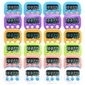 24 Pack Multi-Function Electronic Timer - Kitchen Timer,Magnetic Digital Timers,Big LCD Display, ON/Off Switch,Extensively Use in Cooking,Gym, Meeting, Classroom,Kitchen,Study,Work,Outdoor Activities - size: 24