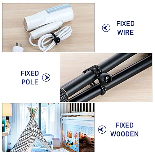 Bungee Cords with Balls 50 PCS- Ball Bungee Cords 4 Inch Heavy Duty Elastic Cord Ball Bungee Canopy Tie Downs Tarp Bungee with Balls for Camping, Shelter,Cargo,Tent Poles UV Resistant - size: 4 Inch