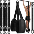 Ayombo Pull Up Assistance Bands, Resistance Bands for Pull Up Bar Workout, Adjustable Heavy Duty Pull Up Assist Equipment with 4 Assistance Bands, Home Gym Fitness Exercise Strength Training - color: 1-Black