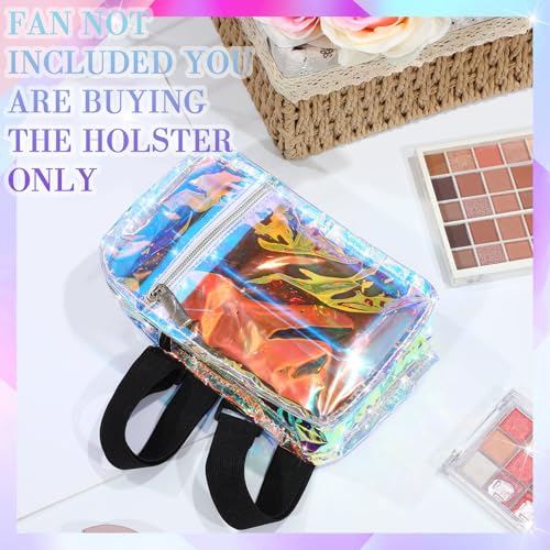 Carnival Thigh Bag Holographic Thigh Pack with Adjustable Strap Leg Harness for Women Iridescent Hiking Travel Pack (Multicolor) - color: Multicolor, style: Leg Bag