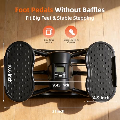 Rock Fitness Stepper, Portable Step Rocker Side to Side at Home, Aerobic Workout Machine Fitness Equipment Suitable for Apartment and Dormitory - color: Pink