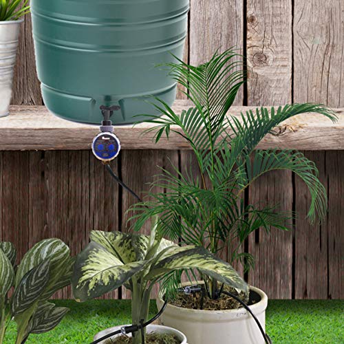 Water Timer Electronic Hose Sprinkler Garden Irrigation Controller Two Dial,No Water Pressure Required - style: 1 Outlet Timer