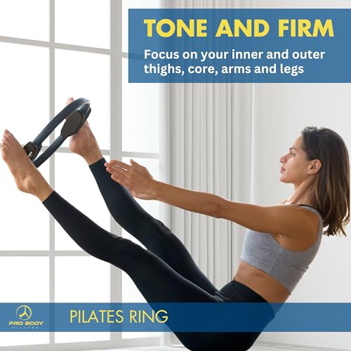 ProBody Pilates Circle - 14 Inch Magic Circle Pilates Ring - color: Black