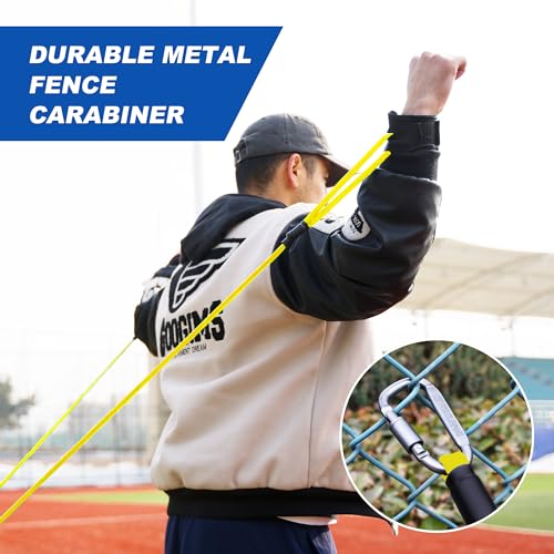SunNordik Resistance Bands for Pitchers with Carry Bag | Baseball & Softball Training Gear, Build Arm Strength for Pitching & Throwing, Training Bands Suitable for All Skill Levels - size: 10LB (Beginner Level)