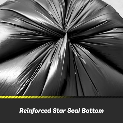 100 Count 17 Micron Extra Heavy Duty 4 Gallon Trash Bags, Sturdy & Tear-Resistant Small Trash Bags for Bathroom & Kitchen - style: 4 Gallon - 100 Count