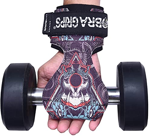 Cobra Grips Weight Lifting Gloves with Adjustable Neoprene Padded Wrist Wraps - Heavy Duty Alternative to Power Lifting Hooks for Deadlifts - color: FIT Fang-Sub-LA, size: 4.25 - 7.0"