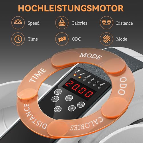 Soozier Under Desk Elliptical Machine for Seniors with Manual & Auto Mode | Electric Ellipse Leg Exerciser while Sitting, Massage Pedal, Remote Control, 10 Adjustable Speeds, Quiet, Portable