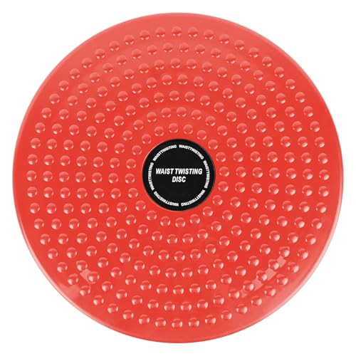 H H&J HUAJIAN Waist Whisper Disc,Body Twister Waist Twister Body Shaping Rotating Board for Women's Twisting Sports Equipment Aerobic Exercise Foot Massage - color: Red
