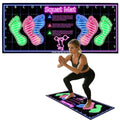 Non-Slip Squat Mat with Foot Position, Anti Slip Training Mat, Professional-Grade Exercise Mat Perfect for Squats, Squat Pads Can Activate Muscles, Versatility and Safety for Home Fitness Enthusiasts 31.5'' X 13.8'' - color: Black