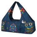Yoga Mat Bag - Large Yoga Bag with Yoga Mat Strap, Zipper and Pockets - Yoga Bags and Carriers Fits All Your Stuff - Personalized Yoga Mat Bags for Women Fits Most Size Mats - color: Mandala Owl