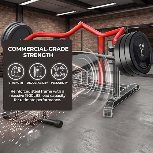 Chest Press Machine for Home Gym with Independent Arms, Plate Loaded | 1900LB Capacity • Adjustable Flat & Incline Bench • Olympic Plates • Independent Press Arms for Safe Strength Training