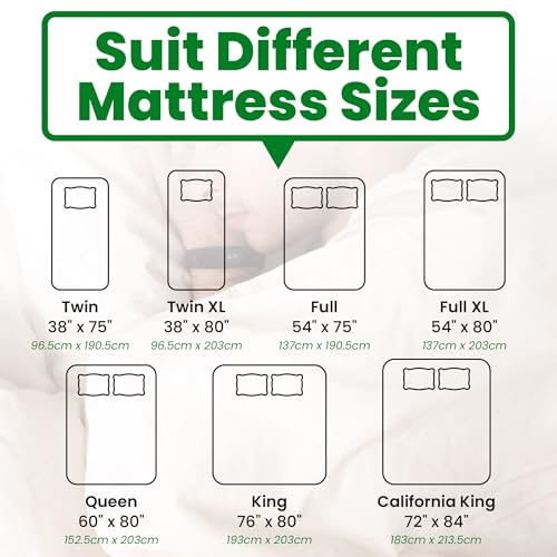 ECOHomes Non Slip Mattress Gripper Pad to Prevent Sliding (Full XL) | Stop Mattress, Keep Topper from Sliding, Anti Slip, Grip Pads Holder Stop Couch Cushion, Sofa Cushions, Patio & Furniture - size: Full XL