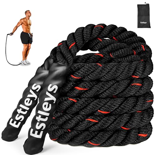 5lb Weighted Jump Rope for Men and Women, Adult Heavy Skipping Rope, Heavy Jump Ropes for Home Workout, Weight Loss, Shaping Body, Total Body Workout Equipment (Black Grey) - color: Black Red