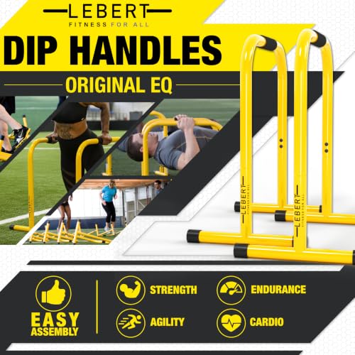 Lebert EQualizer Total Body Strengthener Dip Station Standard & XL - color: Yellow Regular