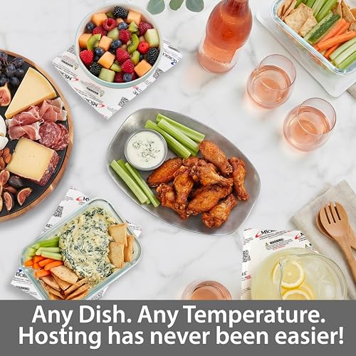 Vesture Microcore Reusable Hot & Cold Pack - 5x7 Inch - For Food or Body | Microwave & Freezer Safe - Non-Toxic - For Targeted Pain Relief, Injury Therapy, Lunchboxes, Small Coolers & Travel