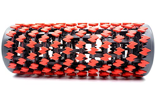 Adjustable Shadowfit Foam Roller Equipment for Sore Muscle, Tissues ∣ Massage Rollers for Maximum Tension Relief ∣ High Density Foam for Deep Tissue Pain Relief, Thigh, Arms (Red) - color: Red