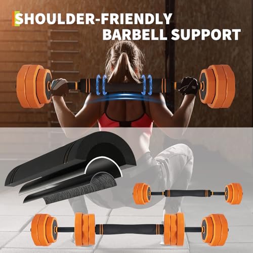 Adjustable Dumbbells, 44/66/88lbs Free Weight Set with Connector | Adjustable Dumbbell Weight Set Used as Dumbbell,Barbells,Kettlebells and Push-up, - size: 66 LB