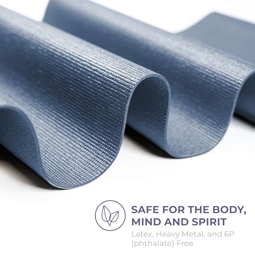 Voyage 5mm Studio Yoga Mats, 10 Pack, 72x24in - color: Slate