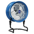 patterson BLUE 20” High Velocity Industrial Air Circulator Fan with 14” Blade, Heavy-Duty 3-Speed Metal Floor Fan for Garage, Workshop, Home Gym, Warehouse, Patio & Commercial Use