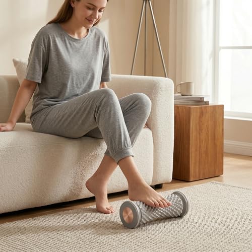Foot Massage Roller for Plantar Fasciitis, Portable Muscle Roller for Recovery