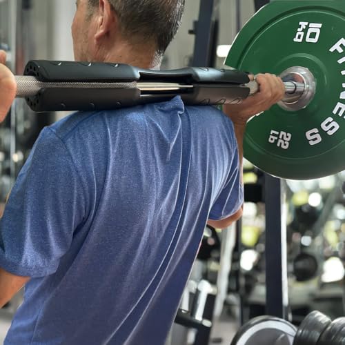 Barbell Squat Pad for Lunges and Squats, Barbell Bar Shoulder Squat Pad, Hip Thrust Pad for Standard Olympic Bars, Neck Protective Pad Great for Weightlifting Sponge Supports | Hip Thrust Pad, Standard Olympic Bars Compatible, Neck Protective, Weightlifti