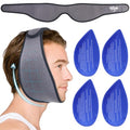 Hilph Face Ice Pack Wisdom Teeth Ice Pack Head Wrap with Washable Jaw Wrap and 4 Replacement Hot Cold Pack for Facial Oral Surgery, TMJ, Tooth Extraction, Dental Surgery, Tonsillectomy Recovery Grey - color: Grey