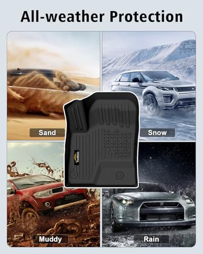 Floor Mats Custom Fit for Nissan Rogue PHEV 2026 7-Seater, All Weather TPE Cargo Liner with Backrest Protector, Full Set Trunk Mat for Rogue PHEV Accessories, Black - size: For Nissan Rogue PHEV 2026 7-Seater