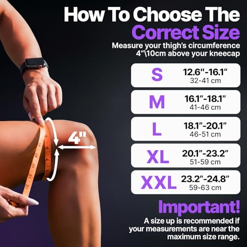 DR. BRACE Elite Compression Knee Brace for Women & Men, (2-Pack) Knee Support Compression Sleeve, Workout Sports Knee Braces for Meniscus Tear, ACL & Arthritis Pain Relief - Check Size Guide Video (Galaxsis, XX-Large)