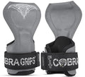 Cobra Grips Weight Lifting Gloves with Adjustable Neoprene Padded Wrist Wraps - Heavy Duty Alternative to Power Lifting Hooks for Deadlifts - color: FIT Gray Rubber, size: 4.25 - 7.0"