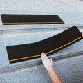 COSIMIXO 6" x 30" 10Pack Anti Slip Stair Tread with Reflective Strips,Best Grip Non Skid Tape,Anti-Skid Tape, High Traction Adhesive for Stairs Step - size: 6" x 30" 10-Pack