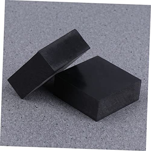 Cabilock 4pcs Exercise Mats Rubber Shock Absorber for Training Pad Home Thick Sound Insulation