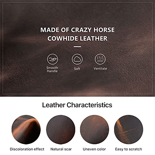 CONTACTS Personalized Watch Band Case Full Grain Leather Travel Watch Bands Box Custom Engraved Watch Strap Holder by Handmade Gift for Men - size: Customized