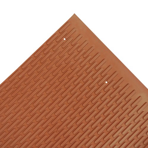 Rubber-Cal 03-161-RD-W-308"Safe-Grip" Slip-Resistant Traction Mats, 34" x 8' x 1/4", Red Rubber Runner - color: Red, size: 34" x 8ft